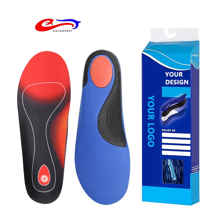 Wholesale Honeycomb Breathability TPU Arch Support Orthotic Shock Absorption Cushion Athletic Sport Foot  Shoe Insoles