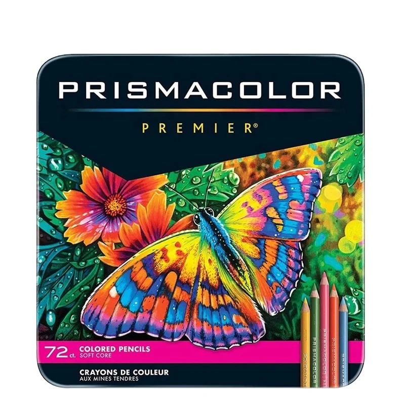 Sanford Prismacolor высшее качество цветные карандаши мягкий сердечник 3599T профессиональный художник 72 цвета упаковка