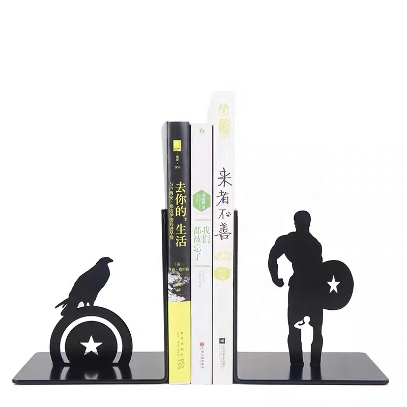 
wholesale children bookends black metal bookend modern bookends 