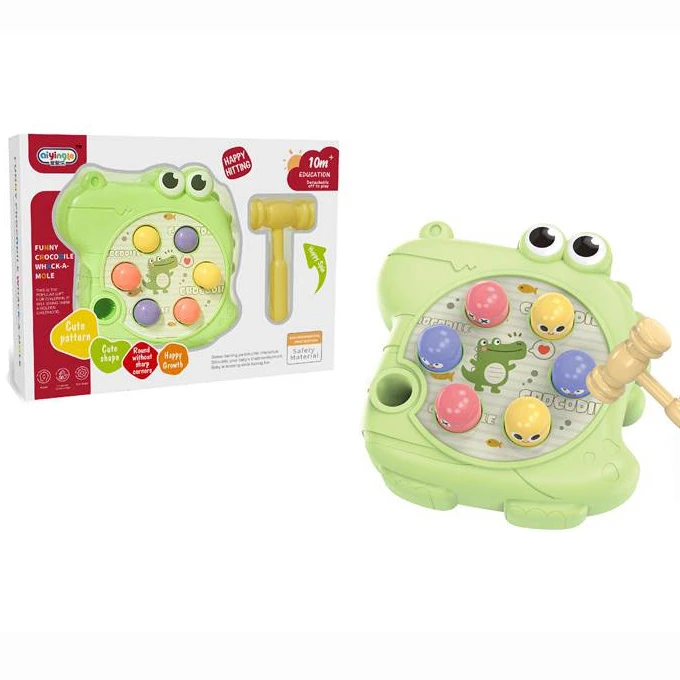Wholesale Funny Montessori Baby Toys Cartoon Animal Theme Knocking Game Parent Child Board Hammering Game