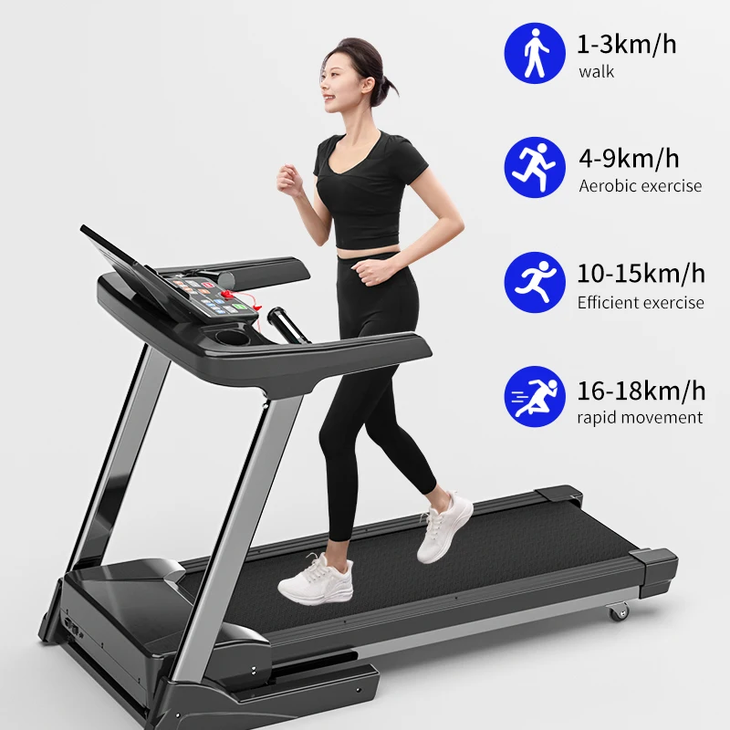 Gym Exercise Machinery Electric Treadmill Commercial Home Treadmill with Screen Treadmill