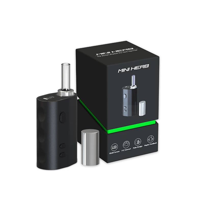 Mini Top Refilling Dry Herb Vaporizer Pen With Magnetic Cover 1100mah battery