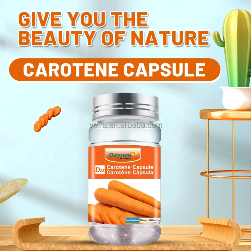 Hot selling Carotene Soft Capsules protect vision Beta Carotene Lutein Ester soft capsules wins town products