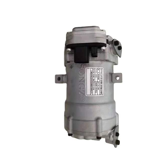 
Wholesale Price Silver Steel Professional Car Wheel Air Compressor for Air-Conditioning Equipment 