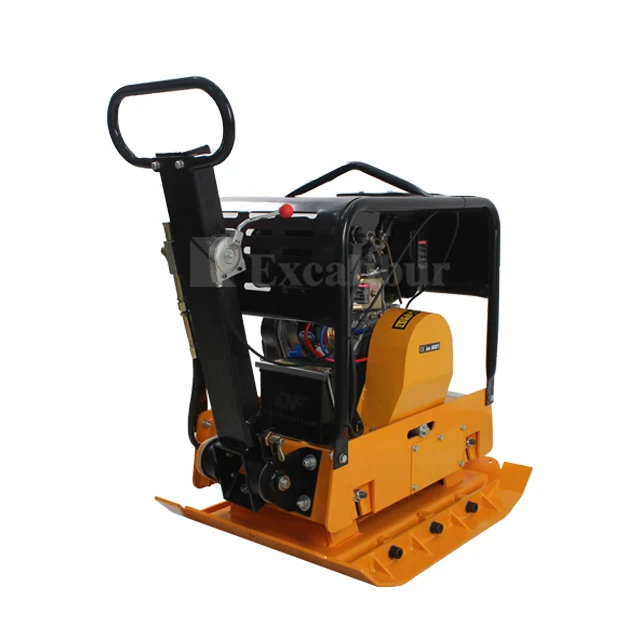 Gasoline Reversable Plate Compactor Clutch Manual Vibrating Earth Compactor For Sale