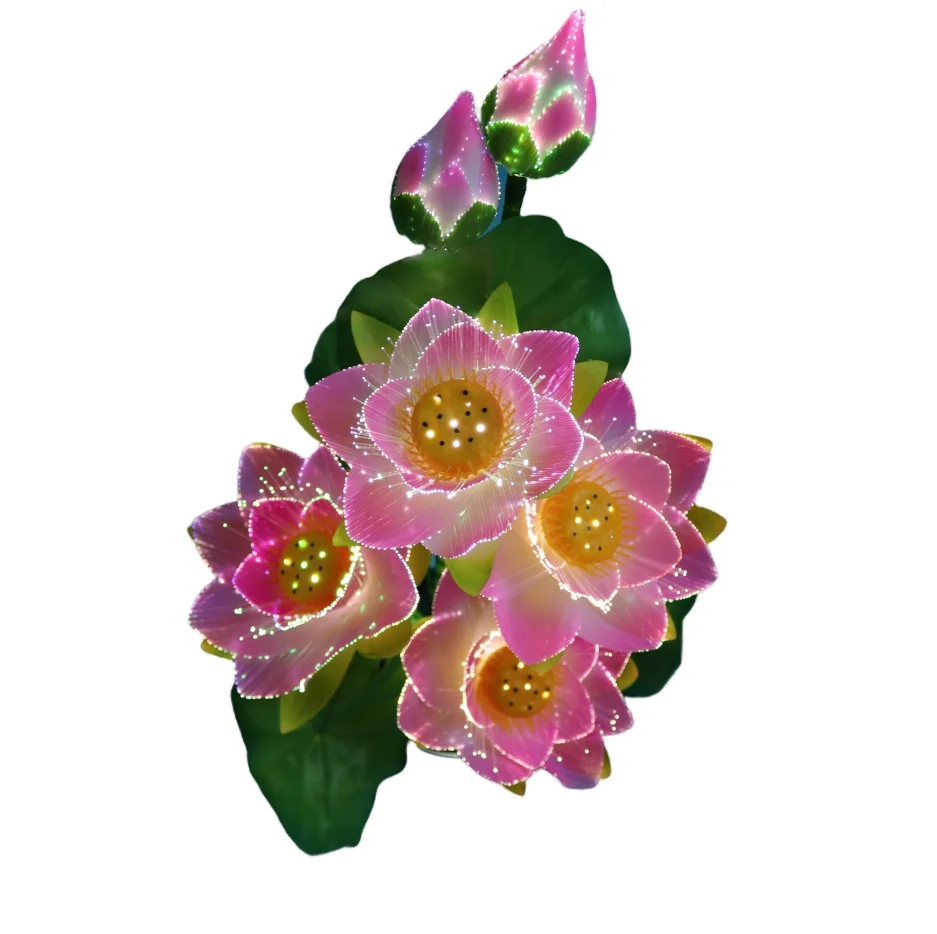 Wholesale Price LED Flower Fiber Optic Lights Decorative Indoor Flowers