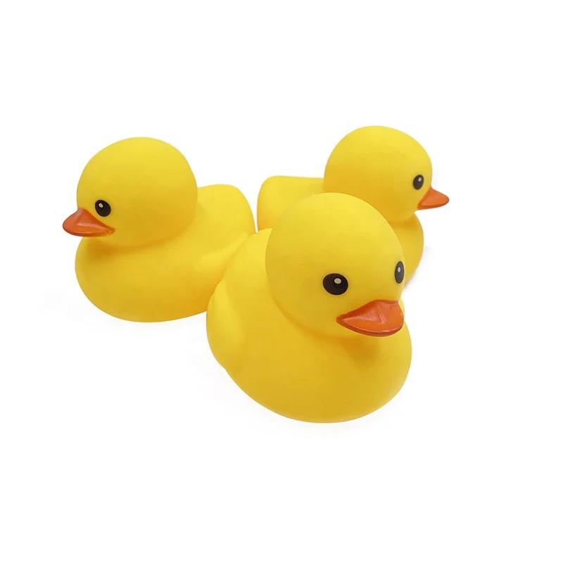 Custom PU Squeeze Foam Yellow Duck Shaped Anti Stress Ball For Kids