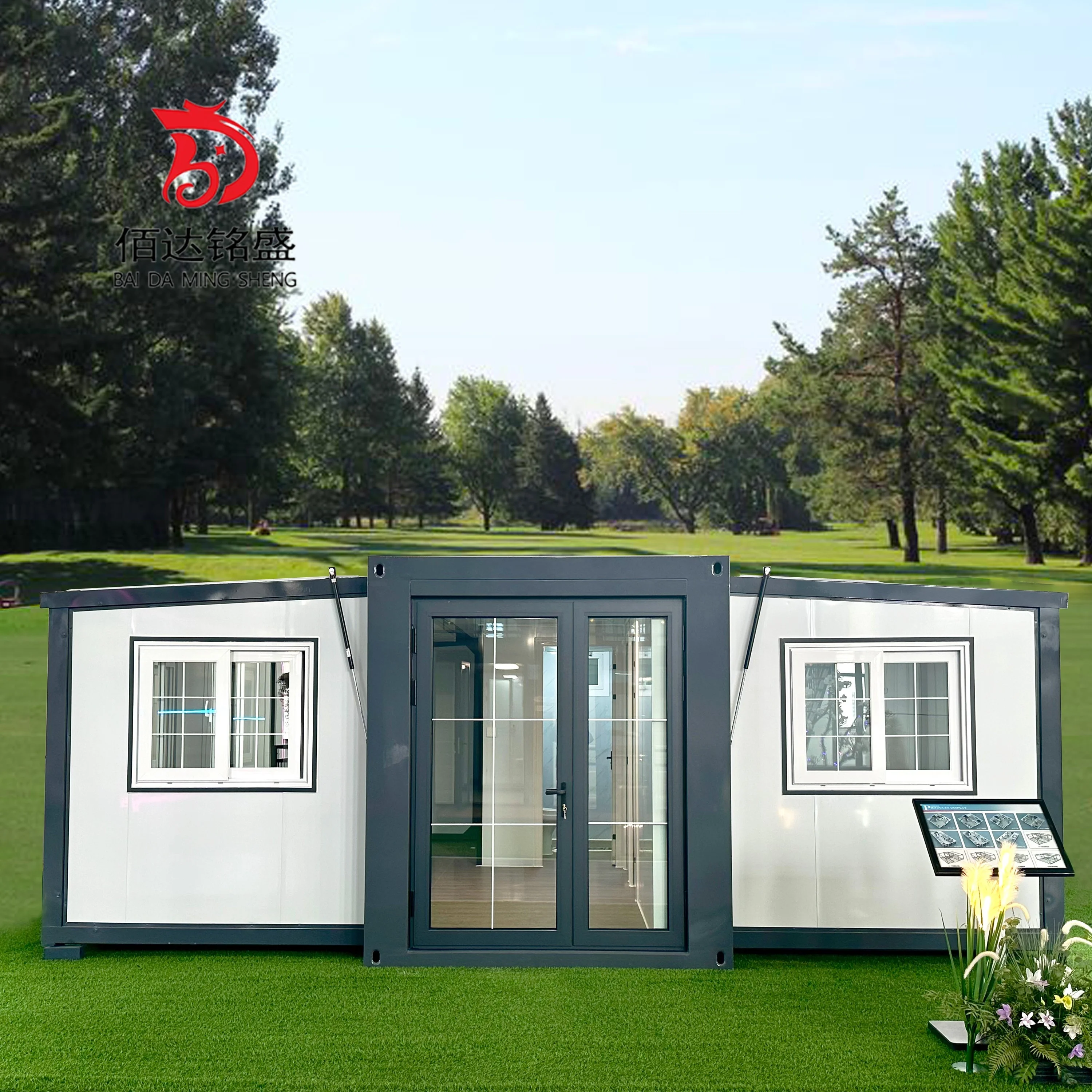 Small Prefabricated Home Tiny Unfoldable Container House For Summer Season Saint Kits And Nevis