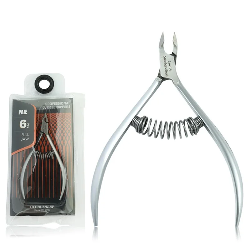 Amazon Hot Sales Wholesale Stainless Steel Spring Toe Nail Cuticle Clipper Plier Cuticle Nipper