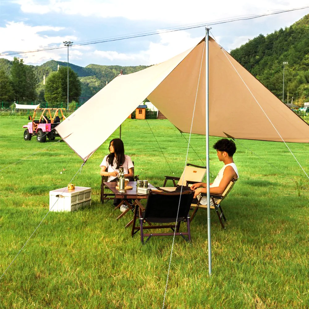 Best Selling Large Canopy Tent Outdoor Sunshade Rain Proof Portable Dew Camping Picnic Beach Canopy