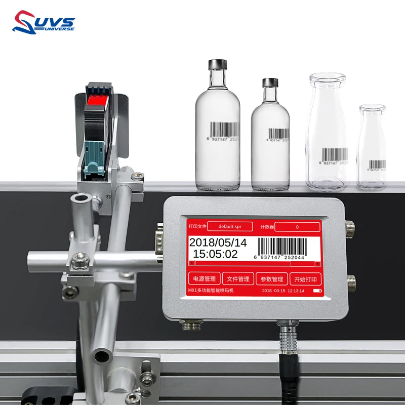 Hubei UVS Expiry Date Machine Low MOQ Reasonable Price Hand Held Inkjet Inkjet Printer Continous Inkjet Printer For Factory