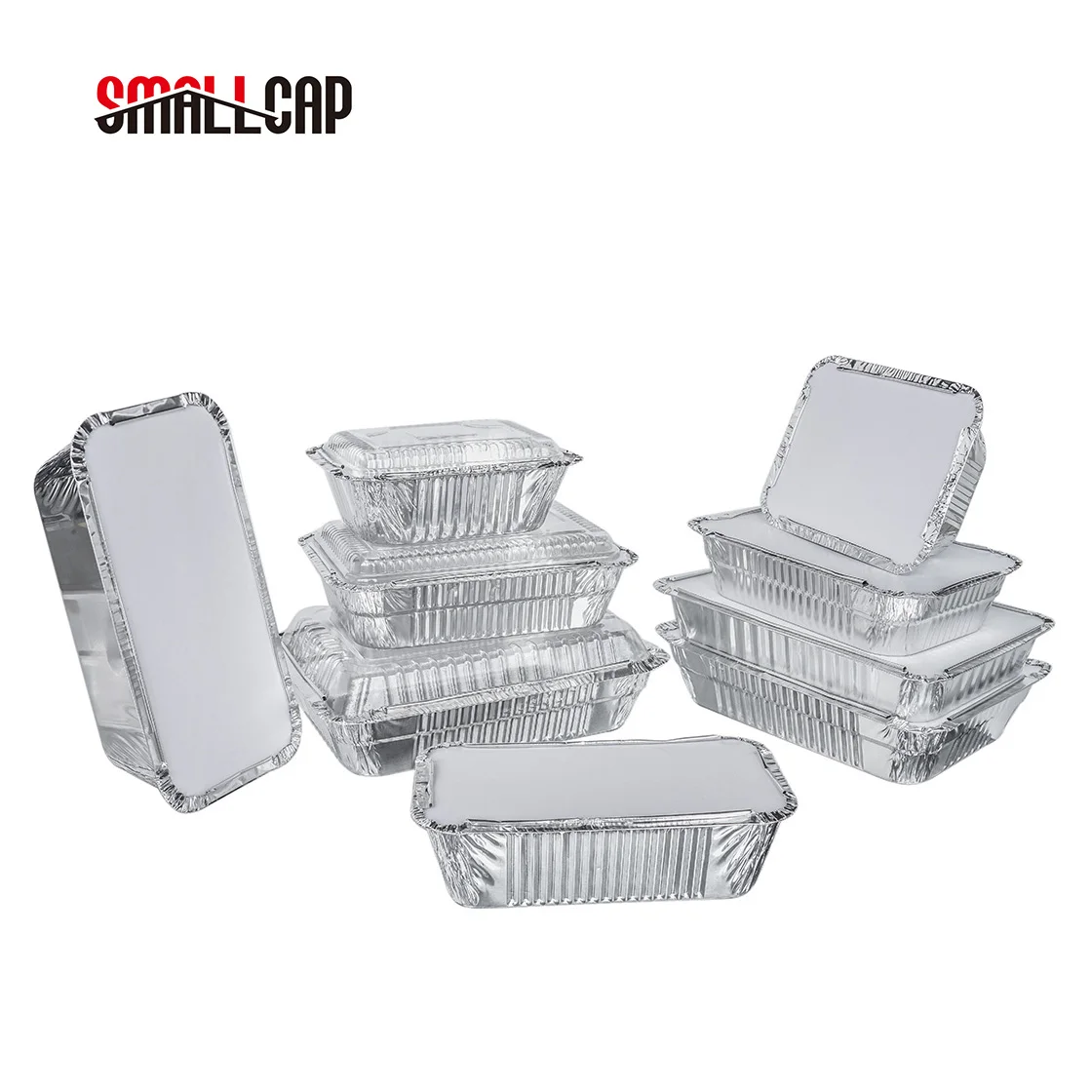 NO2 450ml 15*12*4cm 1lb 0.5L 8345 1 portion RG45L aluminium foil disposable tray  with lid  storage food container REC14124I