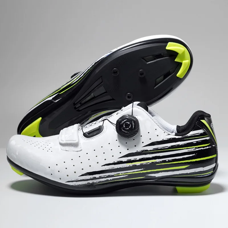 New cycling shoes outdoor light and comfortable shock-absorbing road bike lock shoes