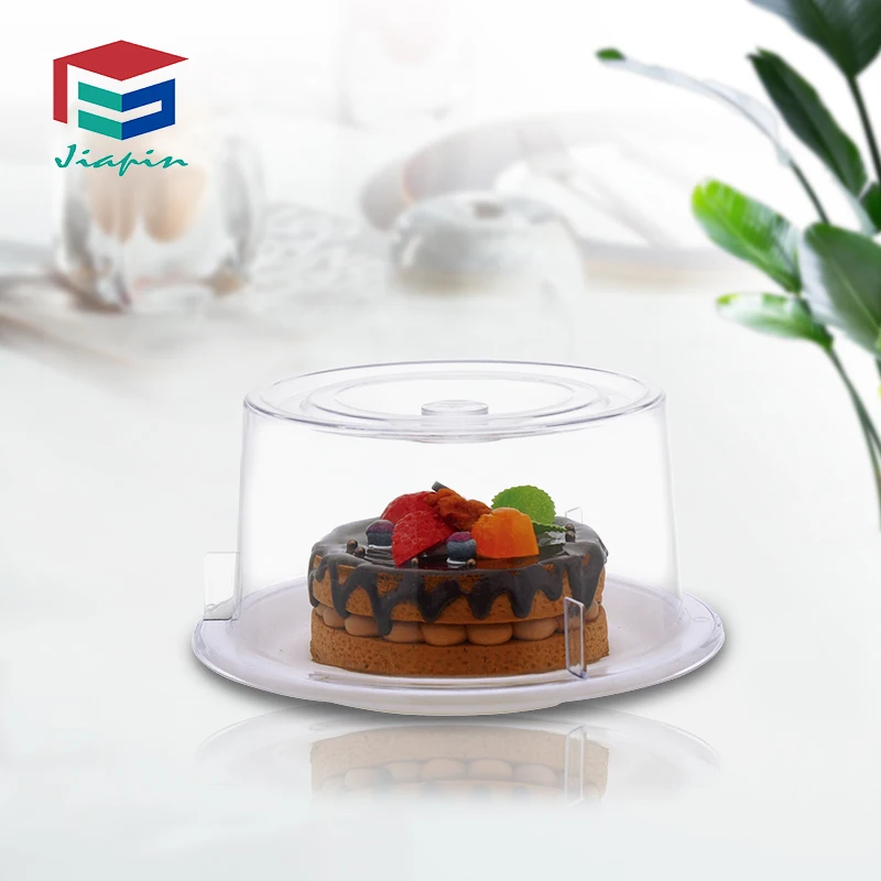 Reusable Restaurant mini bowl food cake covers unbreakable  clear plastic food plate cover kitchen
