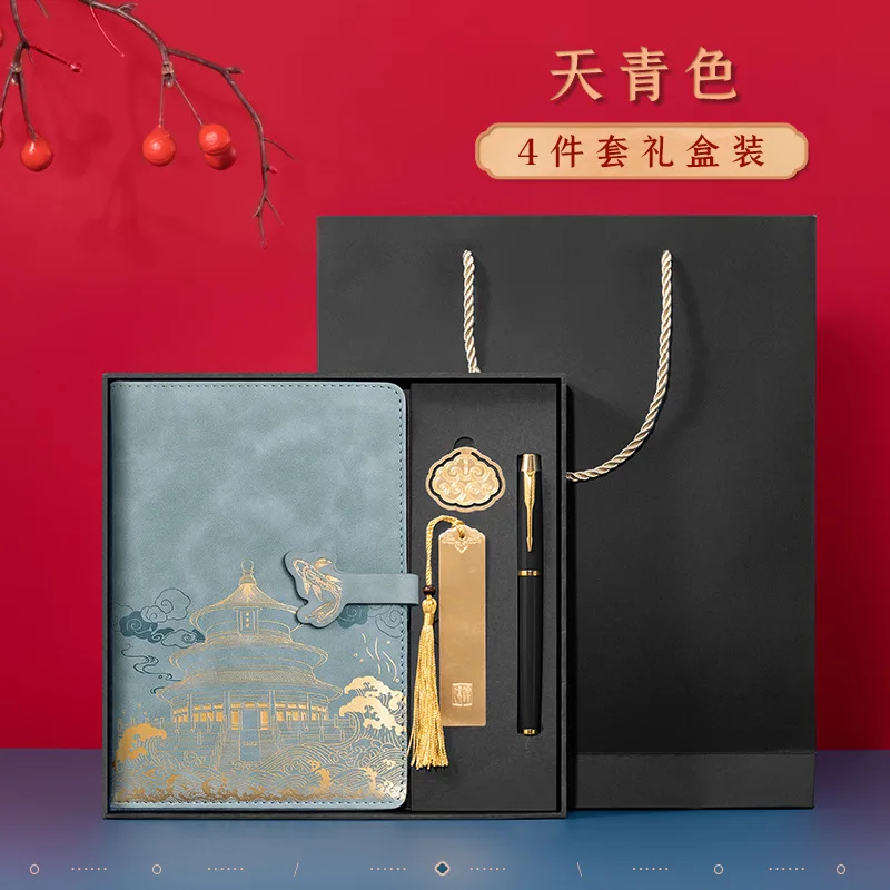 2024 Promotional Wholesale Printed Customizable a4 a5 paper notebook Custom Logo Hardcover PU Leather Notebook with Binding