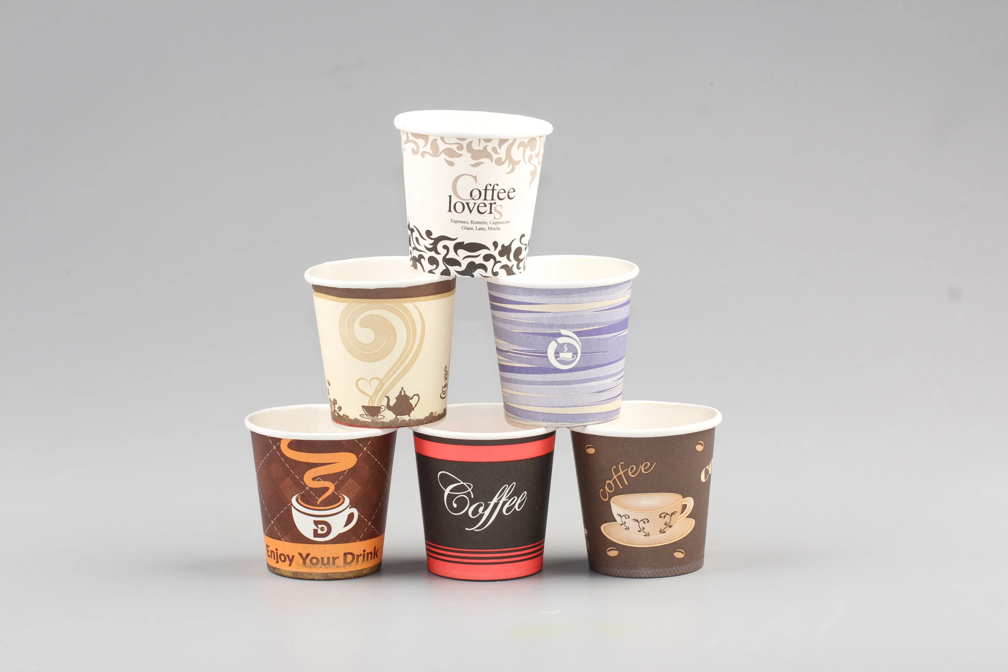 Best quality  2.5oz 3oz  4oz 6oz 7oz small hot drink paper cup cold drink paper cup with best price for sale