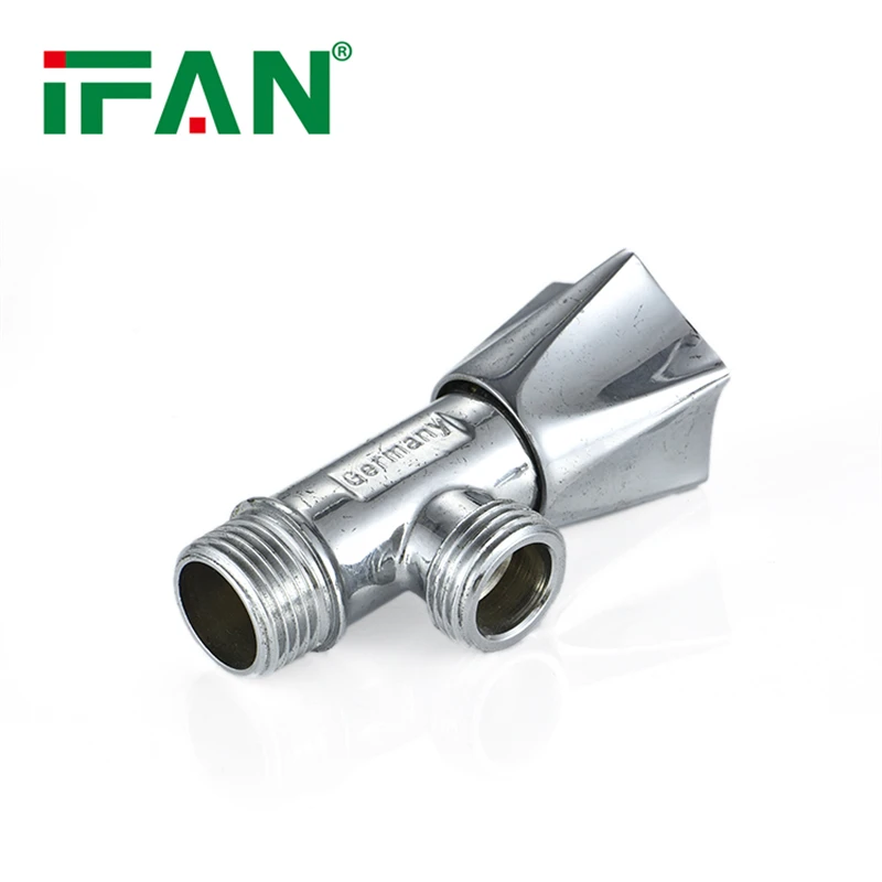 IFAN Factory Supply Full Turn Angle Valve 1/2 Water Ball Valve Two Way Angle Valve