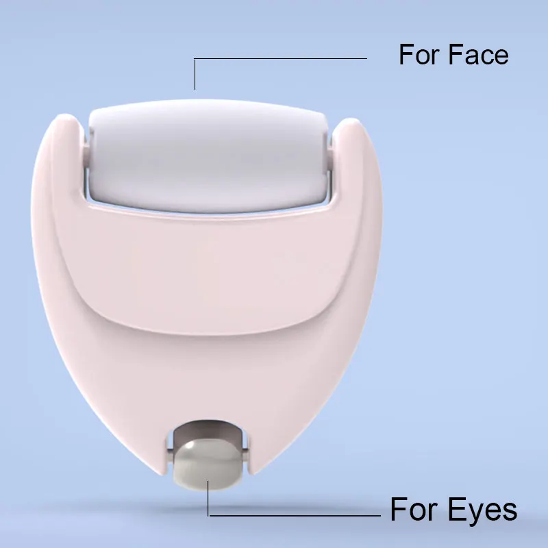 Mini Face Eye Massager Stainless Steel Roller Facial Skin Care Puffness Relief Ice Cube Roller For Face