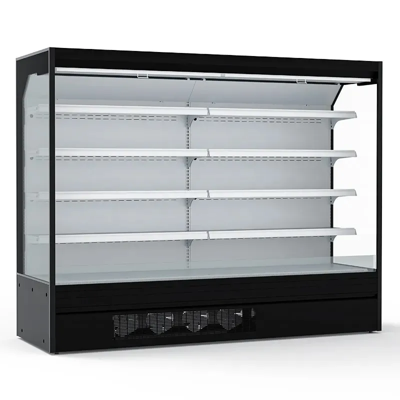China Factory Plug-In Multidecks Display Fridge Supermarket Fridge Multideck Open Chiller