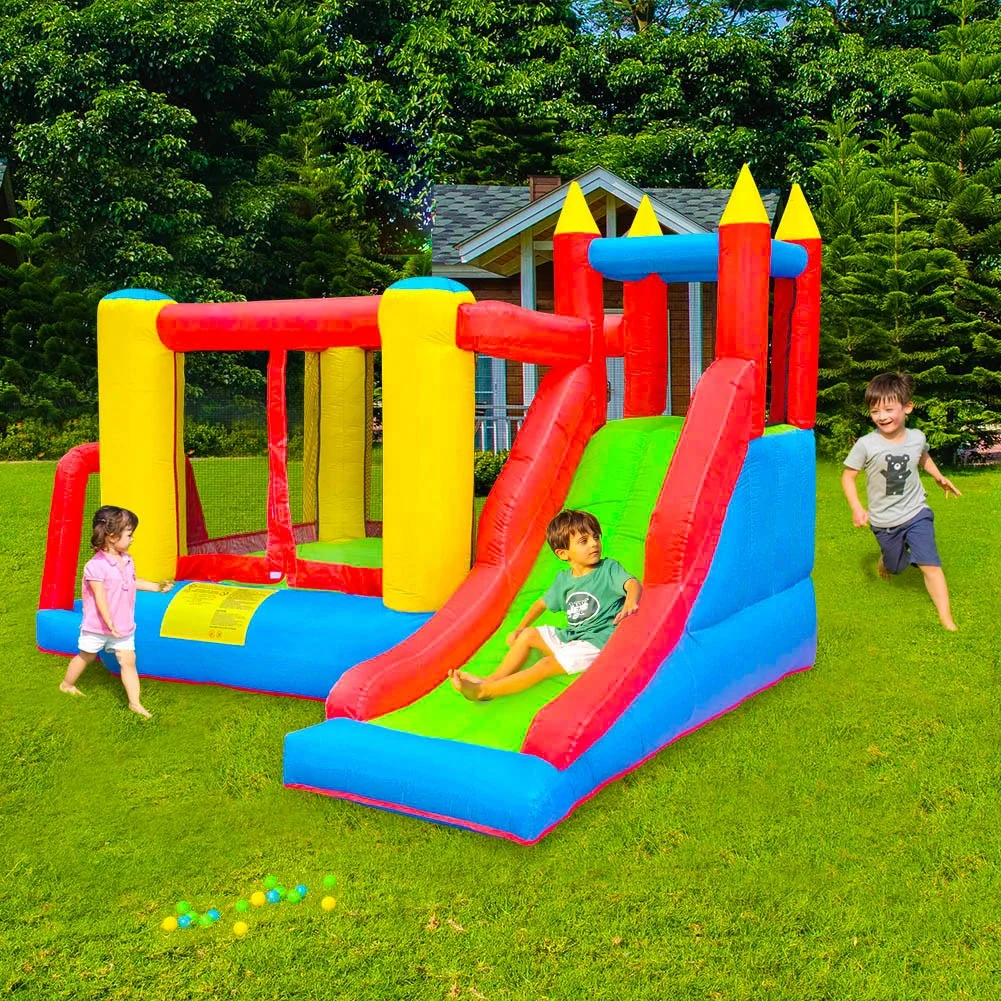 Doctor Dolphin nylon custom kids best sale design wholesale brincolines inflatable bouncing castle bouncy