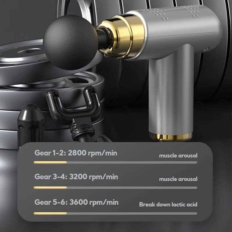 Factory Price Professional Rechargeable Deep Tissue Percussion Portable Pocket Mini Vibration Muscle Massage Gun