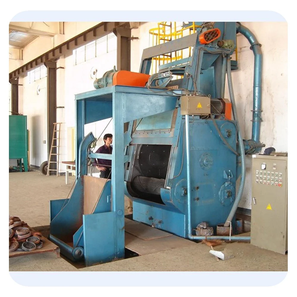 Q3210 small tumble shot blasting machine for rust removal