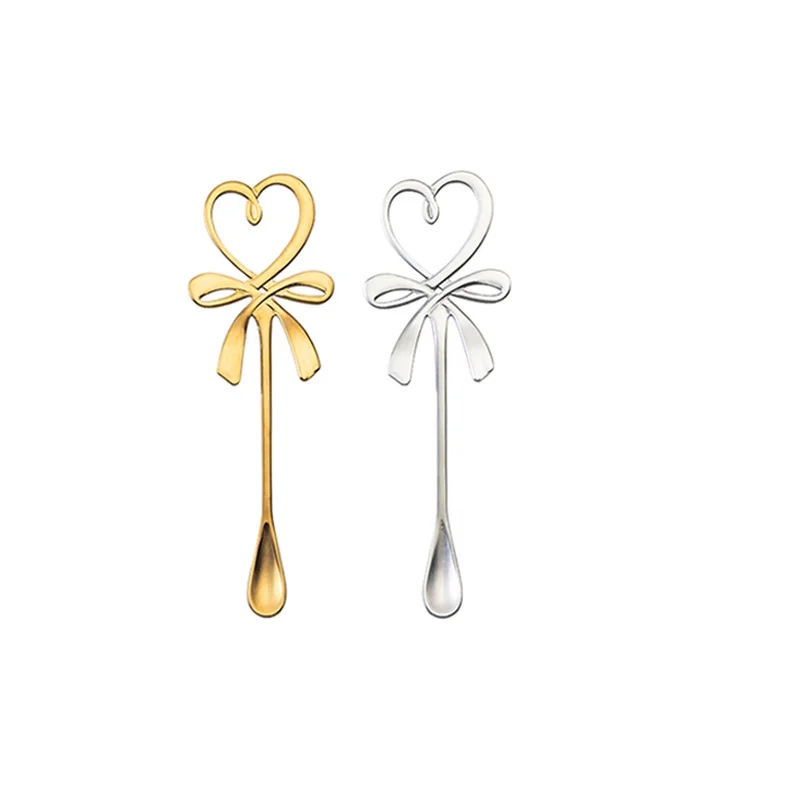 Креативный милый подарок набор кофейных ложек Корейская ложка из нержавеющей стали для перемешивания льда