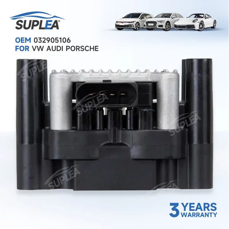 High Performance Ignition Coils 032905106B Vehicle Ignition Systems Ignition Coil Pack Fits for Audi Seat Skoda VW Polo Golf A3
