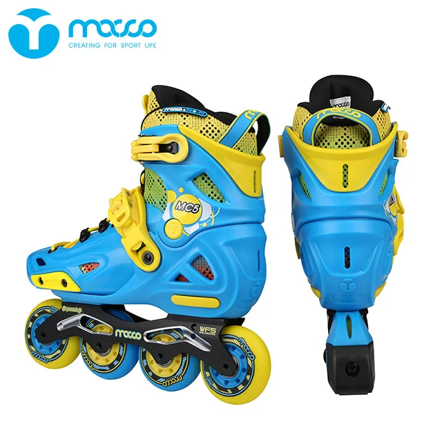 Регулируемые детские роликовые коньки macco MC5 blue