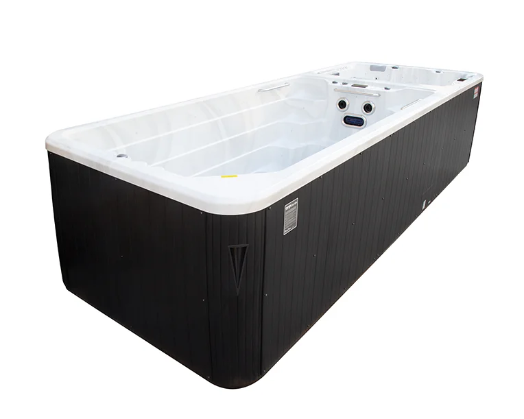 Acrylic Portable Outdoor Garden Container for 6 People Rectangle Spa with Massage and Water Jet Feature for Swimming Pool