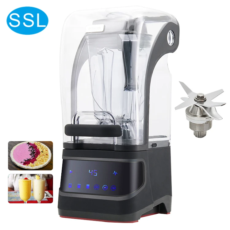 High Quality Commercial 9850 Motor Heavy Duty  Blender With Silent Enclosures