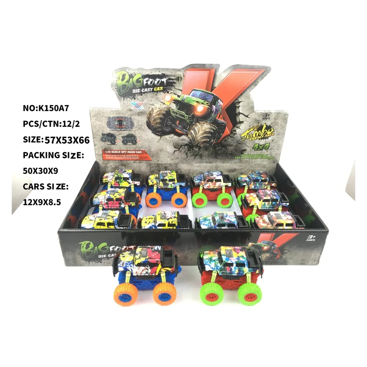 
1:32 mini metal pull back die cast friction climbing truck car toys for kids 