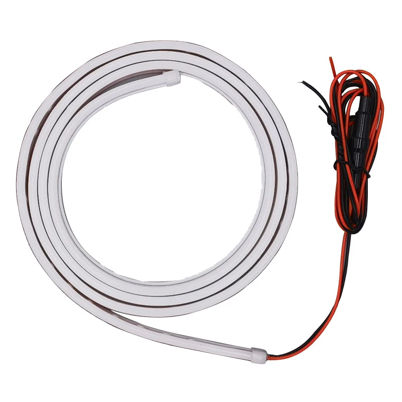 LED Car Hood Lights Strip Universal Auto Decorative Atmosphere Lamps  DRL Strip Ambient Lights Car Daytime Running Lights