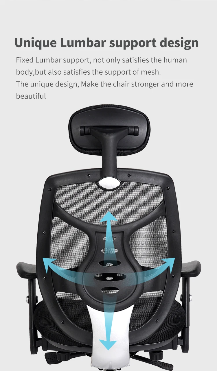 Kabel Cheap Full Mesh Fabric Ergonomic Executive Office Chair With Headrest