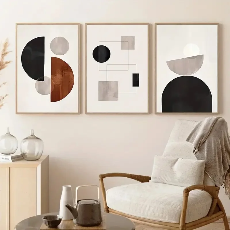 Still Life Oil Painting Abstract Wall Picture 3 Pieces Paintings Set And Wall Arts