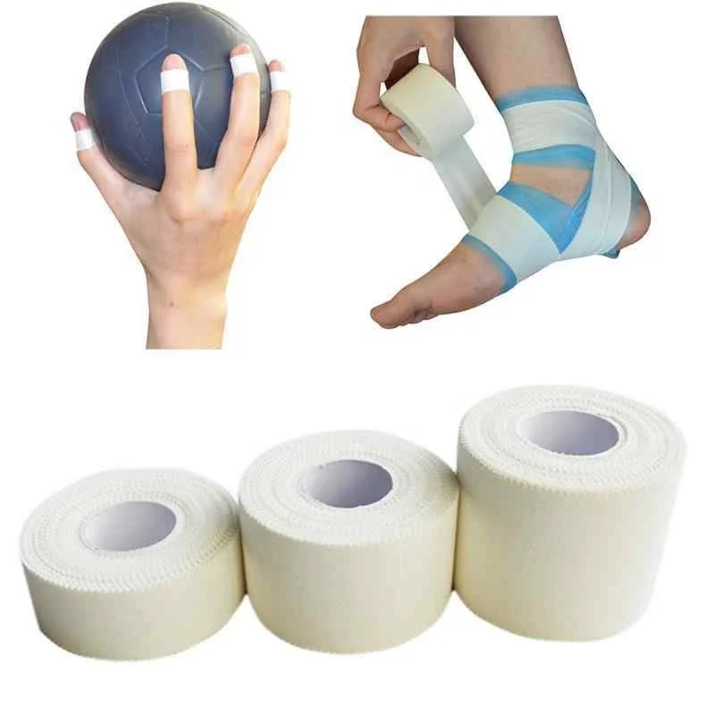 Elastic Cotton Roll Adhesive Athletic Tape Sport Injury Muscle Strain Protection First Aid Bandage Support Kinesiology Tape