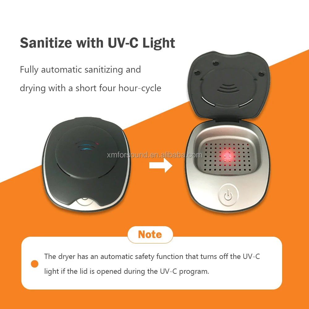 Сертифицированный CE ROHS цифровой слуховой аппарат электронная сушильная станция УФ-сушилка дезинфицирующее средство сухая