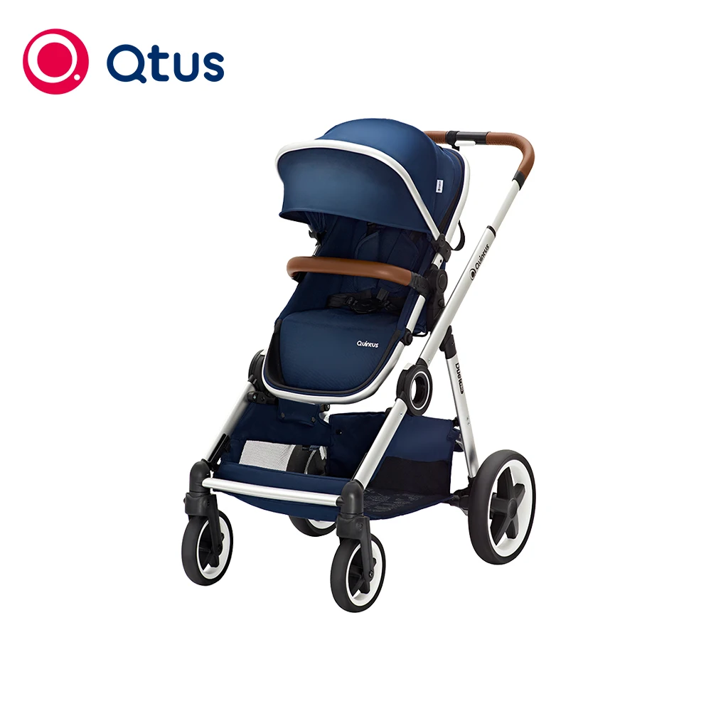 QTUS DuetPro Double Baby Stroller with Two Seats, Single/Twin Model, High Landscape, Luxury, High Quality, EN-1888 Certification