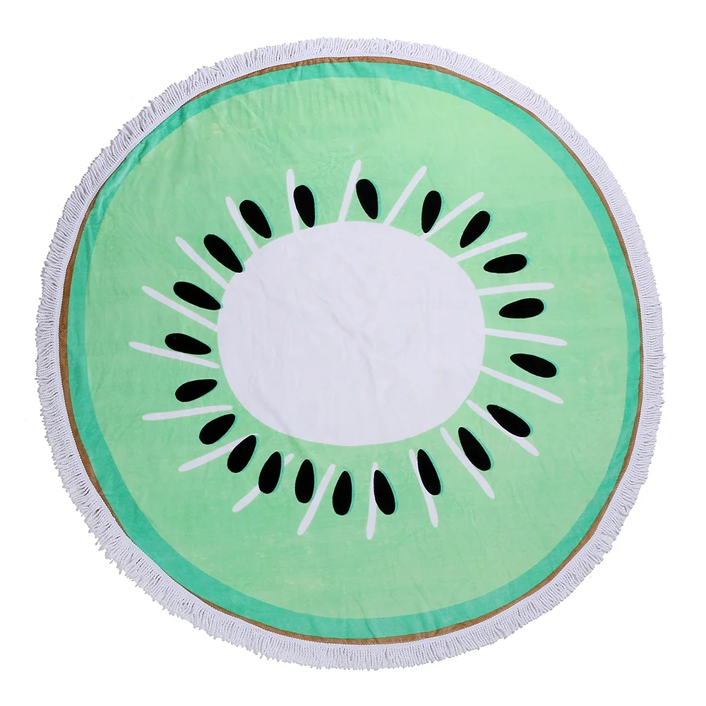 
Новый стиль, высокое качество, прессованное дорожное банное полотенце, круглое пляжное полотенце для серфинга, частная этикетка с принтом 