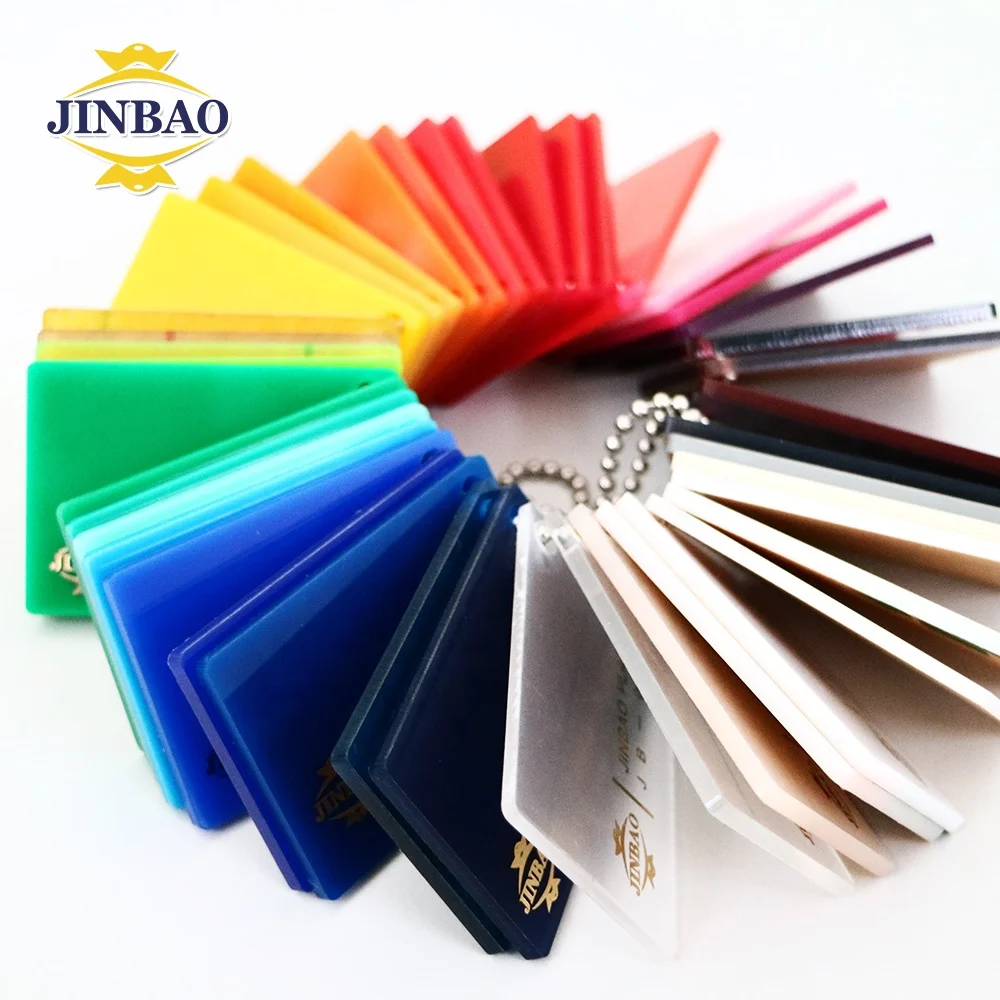 JINBAO 100% ПММА материал твердая поверхность акриловый 1 дюйм толстый Опал белый литой акриловый лист цветной пластиковый лист