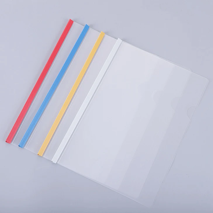 Офисные и школьные принадлежности, прозрачная папка размера A4, полипропиленовая скользящая панель, пластиковая папка для файлов