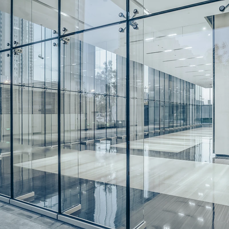 Декоративный дизайн на заказ строительный фасад алюминиевый профиль Энергоэффективные стеклянные стеновые панели система безопасности