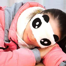 Wholesale Cute Plush Anime Panda Sleeping Eye Mask With Different Mood