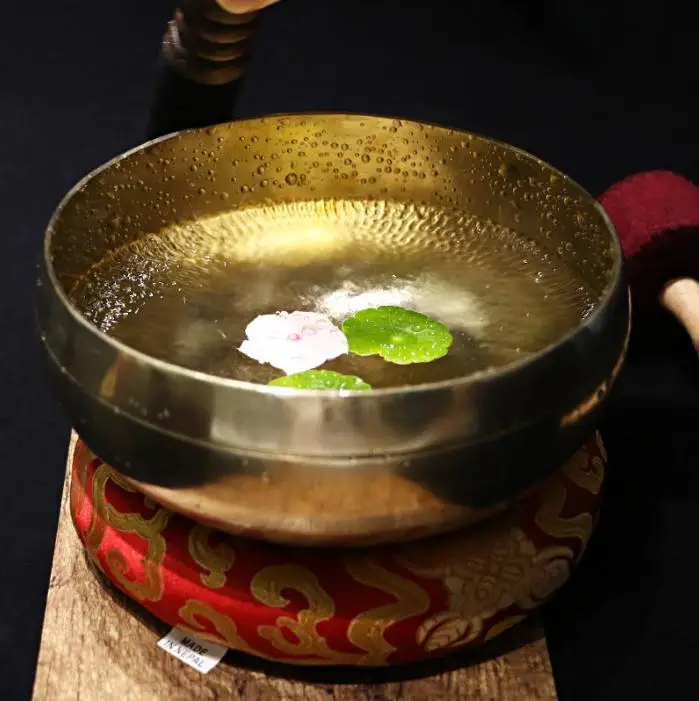 Tibetan Meditation Yoga Singing Bowl Set  With  CushioN For Meditation Chakra Healing