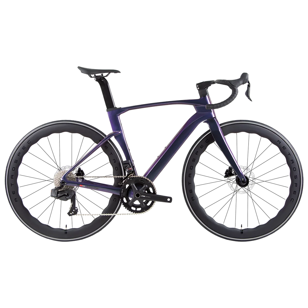 Twitter Cyclone 24 speed Wireless EDS Carbon Fiber Road Bike Racing Hydraulic Disc Brake Cycling Bicycle 700C Wave WheelTop