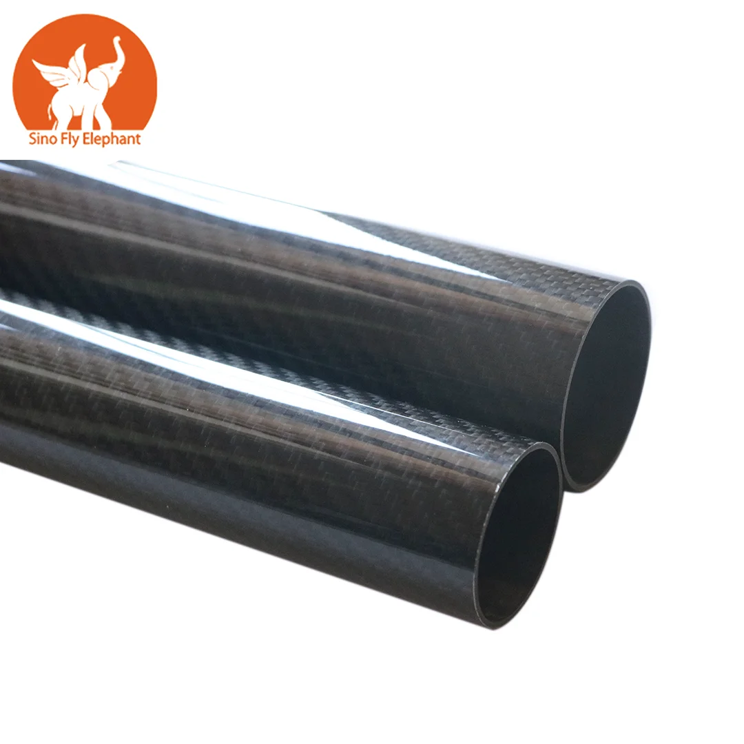 Factory Custom high quality carbon fiber tube 1500mm  pipe for sale