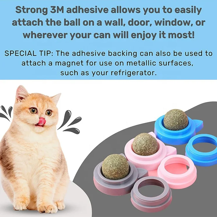 2023 New Product Banish Anxiety Essential Cat Accessory Cat Mint Ball