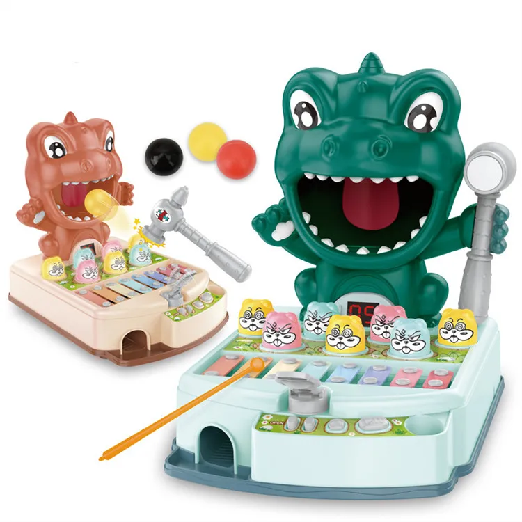 
Kids other toys electric dinosaur hitting hamster toys xylophone education toy 