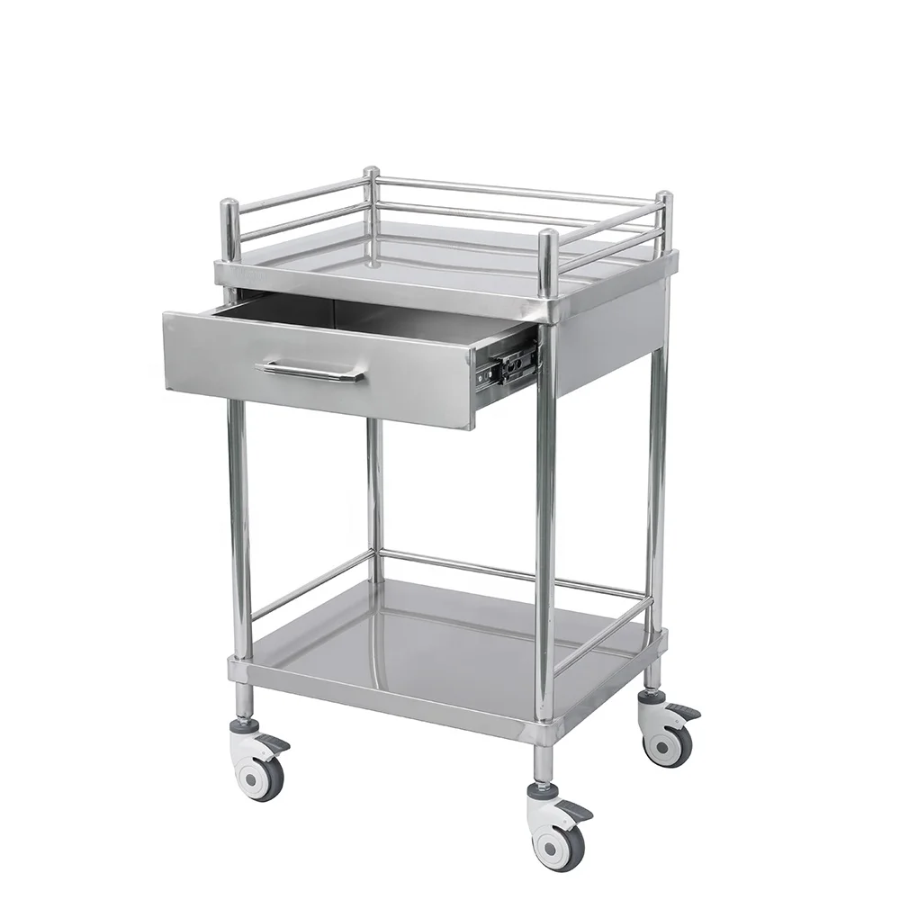 TC6008A Bellamoon медицинская дорожная тележка металлическая медицинская тележка для лечения с выдвижными ящиками