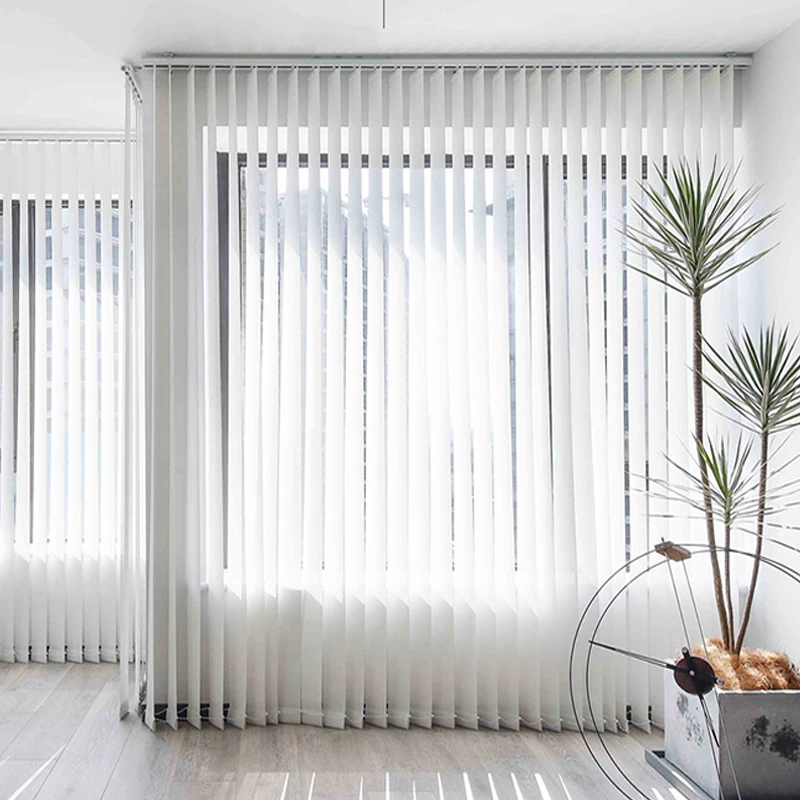 Китайские складные вертикальные прозрачные жалюзи из ПВХ 89